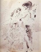 Jules Pascin, Woman and lass